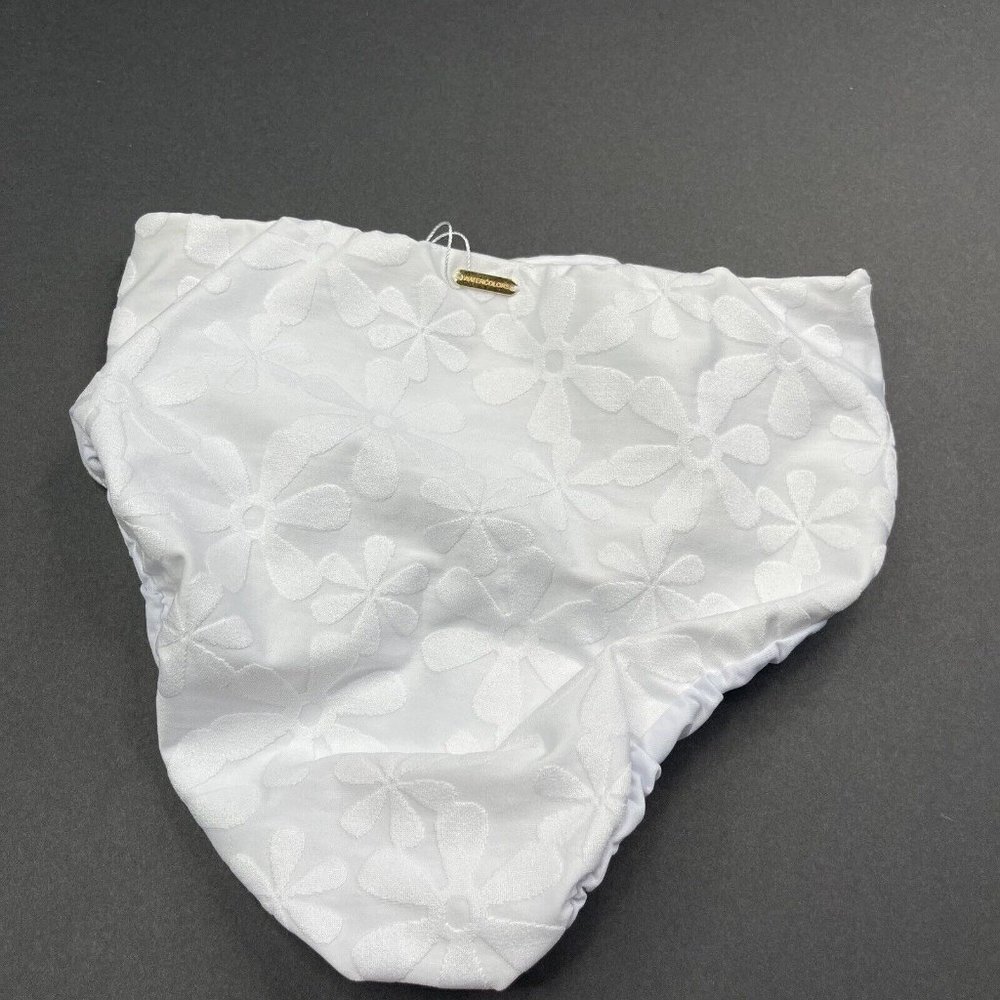 Kenny Flowers The Santorini Floral Jacquard High Waist Bikini Bottom NWT - Picture 5 of 7